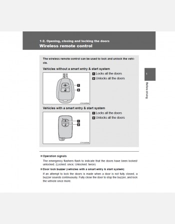 toyota verso s 2011 2012 & 2013 owners manual
